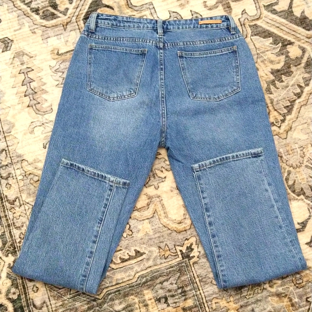Soft surroundings women's size 8 straight leg jeans